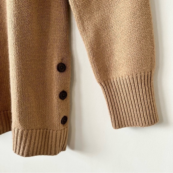 Garnet Hill-Side-Button Cashmere T-Neck - Picture 8 of 11